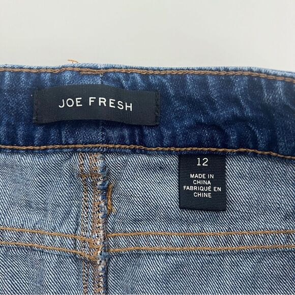 Joe Fresh Denim Distressed Mini Skirt - Picture 3 of 5